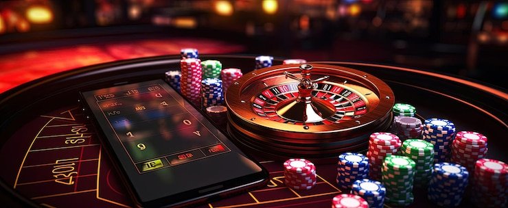 Live dealer studio showing a roulette table with a cash-out interface overlay