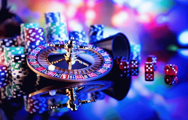 NetEnt roulette studio with visible wheel and betting table